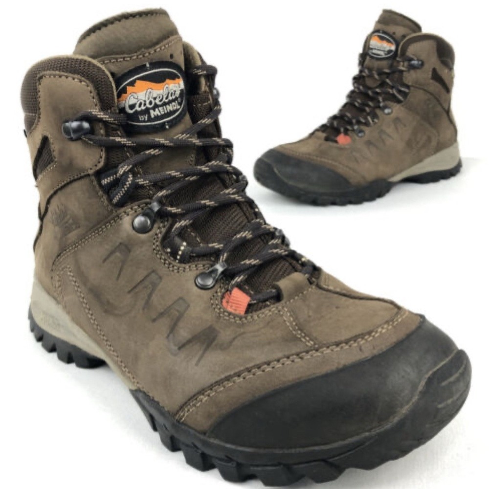 Meindl Cabela's 6 Men Light Hiker Boots Brown Leather Italy Pflege II Gore-Tex